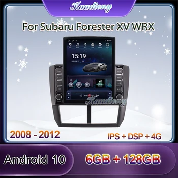 Kaudiony Tesla Stilius Android 10.0 Už Subaru Forester 3 SH Impreza Automobilių DVD Multimedia Player Auto Radijo, GPS Navigacija, 2008-2012 m.