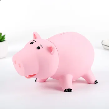 Naujas 20cm Žaislų Istorija 4 Rožinė Hamm Kiaulių Piggy Bank Monetų taupyklė Mielas Aniamals Pvc Veiksmų Skaičius, Surinkimo Modelis Žaislas Vaikams Dovanų Lėlės