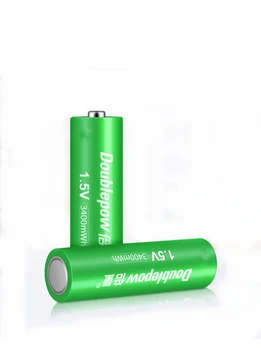 2vnt/daug Naujų 3400mWh 1,5 v AA įkraunamas ličio baterija greitai įkrauti smart skirta AA AAA baterijų įkroviklis