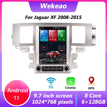Wekeao 1 Din 9.7 Colių Automobilių Android 11 Radijo Jaguar XF 2004-2015 Autoradio Su 