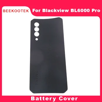 Naujas Originalus Baterijos Dangtelis Minkštas Atveju Pakeitimas Padengti Skydo Lipdukas Viduryje kadro Reikmenys Blackview BL6000 Pro mobilusis telefonas