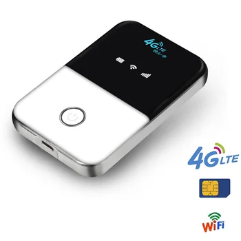 MF903 Tinklų 150mbps Mini 3G 4G Wi-fi Router USB Automobilių LTE Mobiliojo Hotspot Belaidžio Plačiajuosčio ryšio Modemas 2100mAh Kišenėje Mifi Kartotuvų