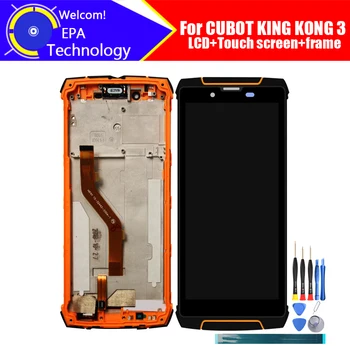 5.5 colių CUBOT KING KONG 3 LCD Ekranas+Touch Ekranas skaitmeninis keitiklis+Rėmo Surinkimas 100% Originalus LCD+Touch skaitmeninis keitiklis KING KONG 3