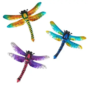 Metalo Dragonfly Sienos Kabo Skulptūros, Papuošalai Namo Kieme, Sode, Kieme, Geležies Patalpų Lauko Meno Dragonfly Papuošalai