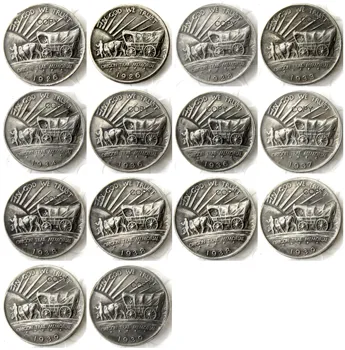 (1926-1936)PSD Oregono 14PCS Pusę Dolerio Proginę Sidabro Padengtą Kopijuoti Monetos