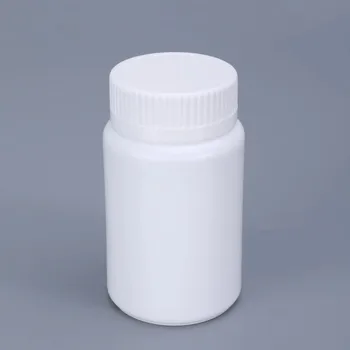 Tuščias 100 ml HDPE plastiko buteliukas su užsukamu Turas medicina talpykla kapsules, tabletes vitamino Daugkartiniai butelis 50Pcs