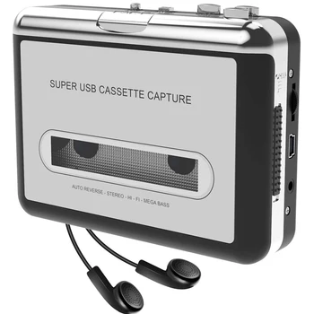 USB Walkman Grotuvas Konverteris, Įrašyti Seną kasetinį MP3 Formatu Įrašyti, 