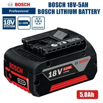 Bosch 18V baterija 2.0 AH/3.0 AH//4.0 AH/5.0 AH ličio baterija Bosch elektrinis gręžtuvas elektrinis raktas 18V galios įrankį, universalus