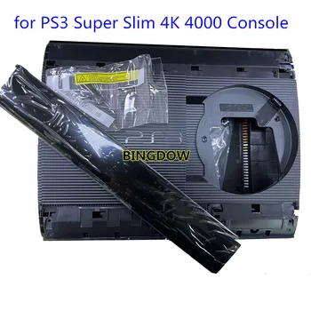 NAUJAS Pilnas Korpusas su Lukštais Atveju PS3 Super Slim 4K 4000 40XX 4012 Konsolės Faceplate Padengti Balta Spalva su Pilnas Komplektas