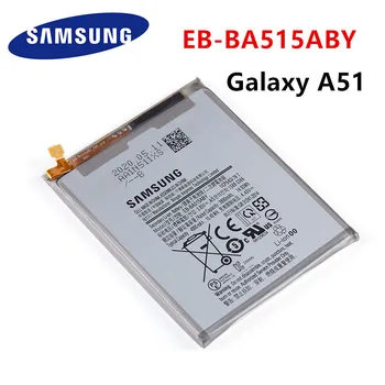 SAMSUNG Originalus EB-BA515ABY 4000mAh Bateriją, Skirtą Samsung Galaxy A51 SM-A515 SM-A515F/DSM Mobilusis telefonas