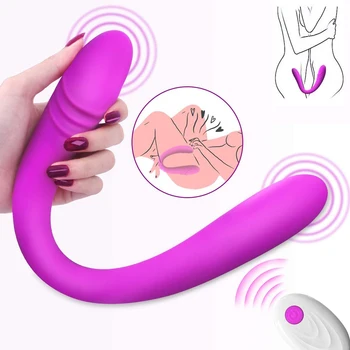 Stiprus Galingas Vibratorius Klitorio Seksas Intymių Žaislų Poroms Dvigubai Skverbtis Vibracija massager Strap-priedus Už Du m/m