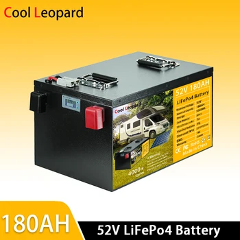 Lifepo4 Ličio Geležies Fosfato Baterijos 52V 180Ah Išjungti Tinklo, Saulės Skydelis, Lauko RV Van, Ekskursijos Transporto priemonių, Valčių Atsarginės Galia