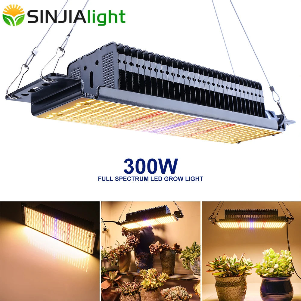 300W LED Grow Light Visą Spektrą 465LEDs Augalų Auginimo Lempos Phytolamp patalpų growbox gėlės vegs sodinukai šiltnamio efektą sukeliančių Nuotrauka 0