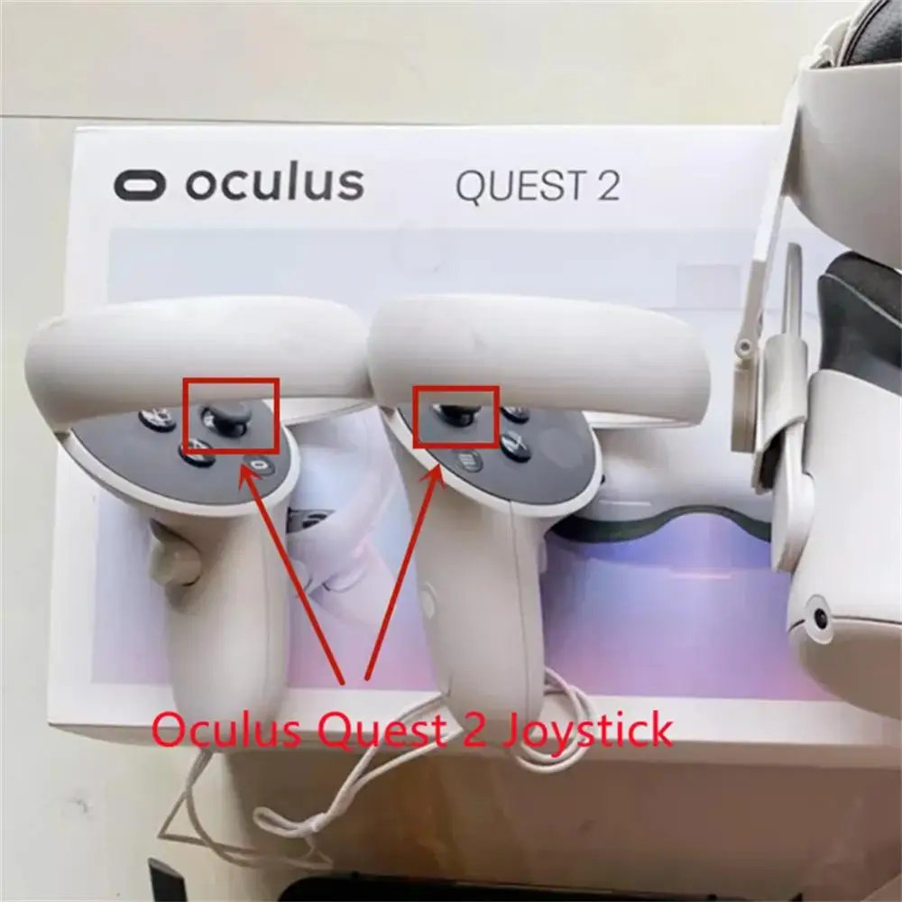 3D Analog Joystick Suderinama Su Oculus Quest 2 Valdytojas Rankena 3D Manipuliatorių Remontas Dalis Kairės/Dešinės Remontas Didmeninė Rinkiniai Nuotrauka 1