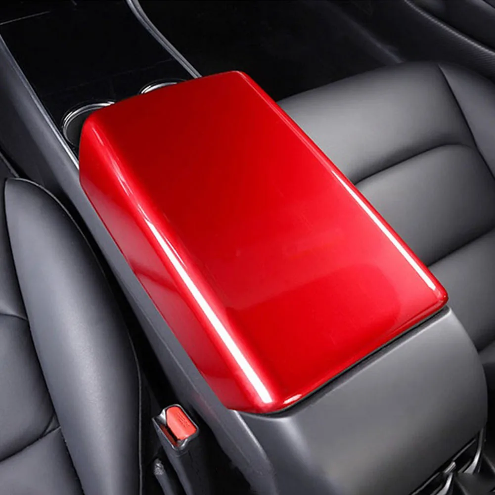 Automobilių Konsolė Porankiu Saugojimo Dėžutės Dangtelis apsaugos Tesla Model 3 Y Automobilių Stilius Auto Puošybos Dekoratyvinių Priedų Nuotrauka 3