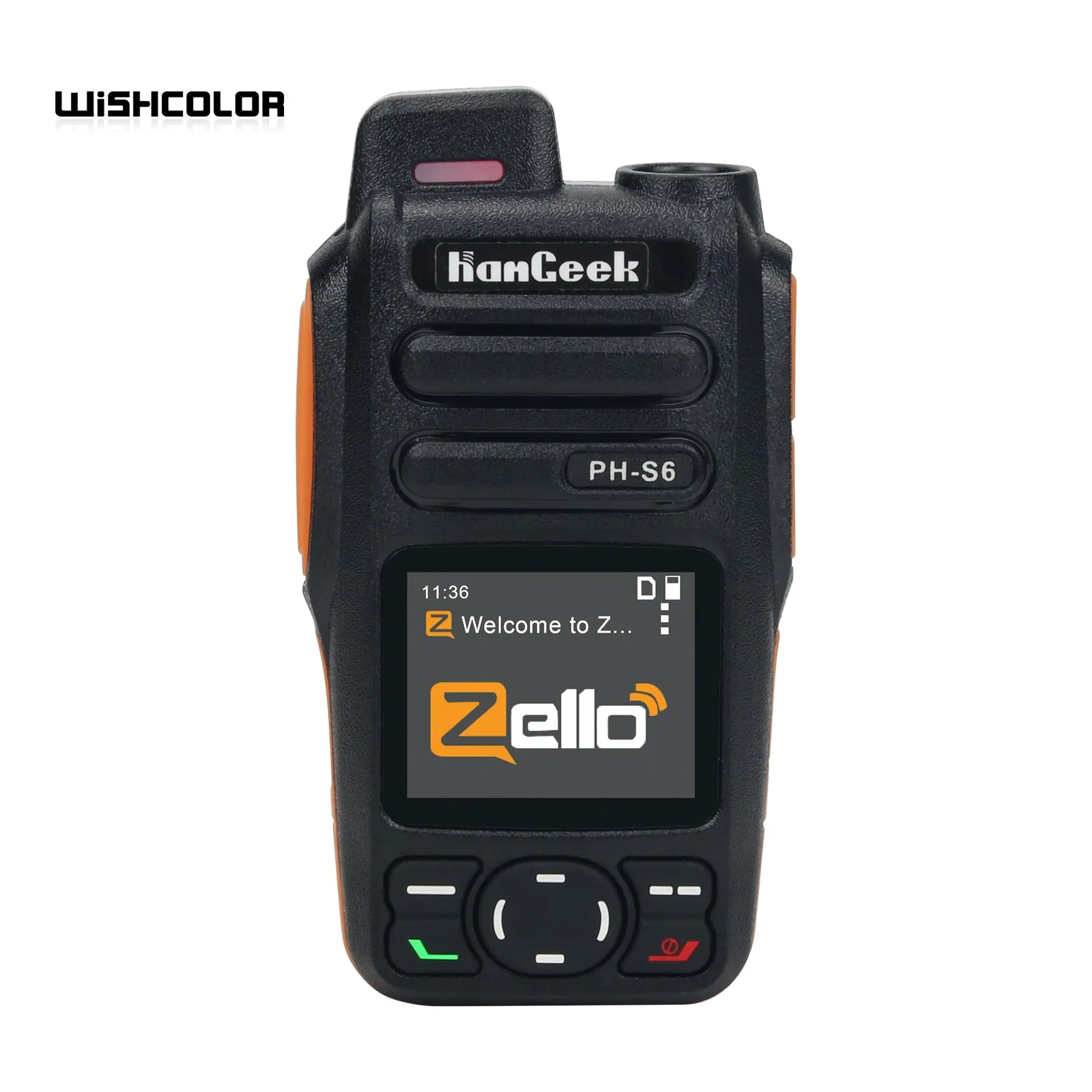 HamGeek HG-S6 4G Tinklo Radijo Walkie Talkie Nešiojamą radijo stotele LTE/WCDMA/GSM POC Radijo Zello Nuotrauka 1