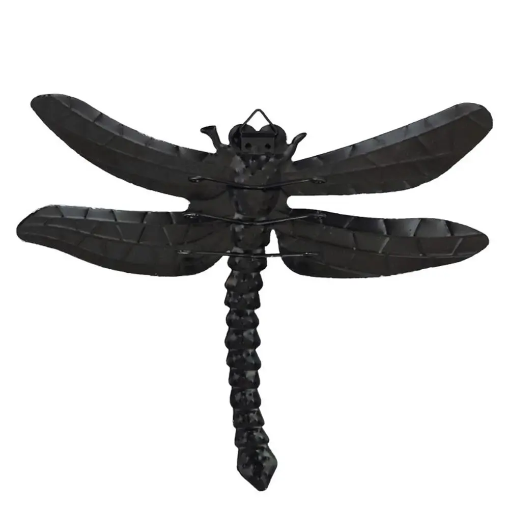 Metalo Dragonfly Sienos Kabo Skulptūros, Papuošalai Namo Kieme, Sode, Kieme, Geležies Patalpų Lauko Meno Dragonfly Papuošalai Nuotrauka 4