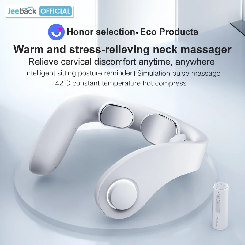 Naujas HUAWEI Jeeback G5 Protingas Elektros Kaklo Massager Peties Body Massager Žemo Dažnio Magnetinio Impulso Terapija Skausmo Įrankis Nuotrauka 1