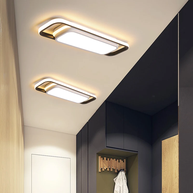 Naujos, modernios led lubų šviesos, miegamojo eilėje koridoriaus lempa, balkonas, drabužinė patalpų apšvietimas akrilo lubų šviestuvas lempa Nuotrauka 2