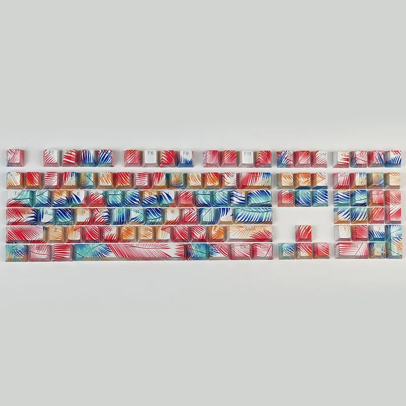 Plačialapių Miškų Keycap Dviejų spalvų OEM Profilis ABS Medžiagos 104 Klavišą Keycaps Už MX SwitchMechanical Klaviatūra Nuotrauka 5